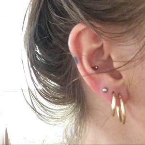 Sterling Round Ball Style Stud Earrings